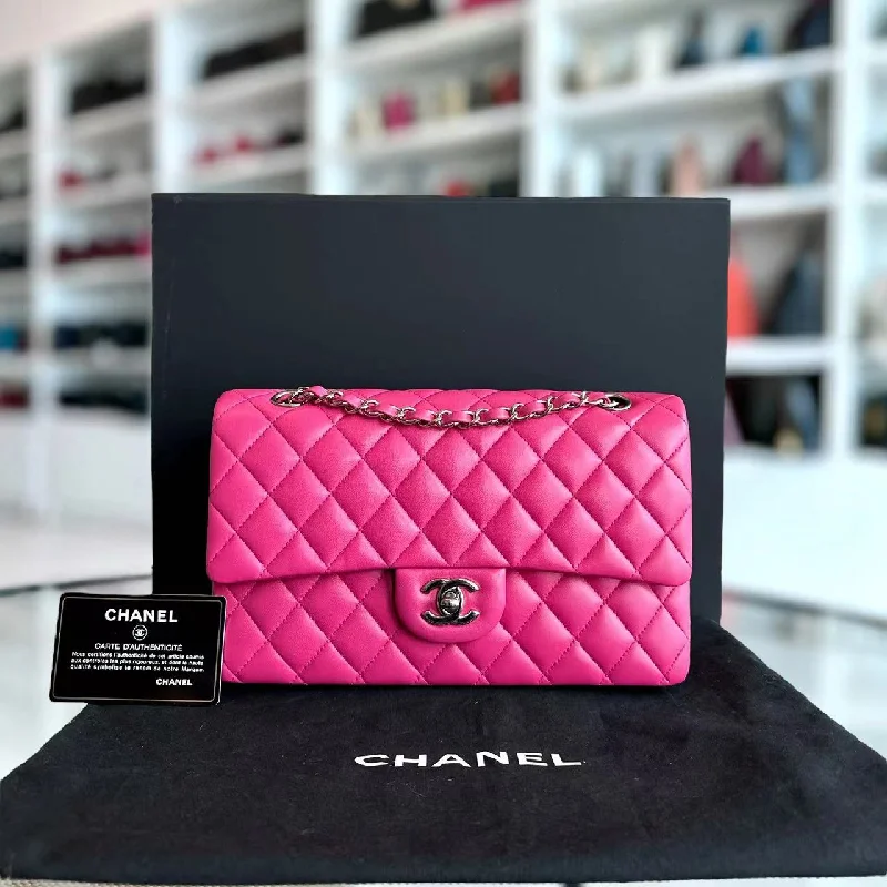 Quilted Lambskin Hot Pink SHW No 19